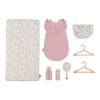 Houten poppencommode - Roze